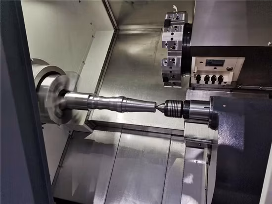 Vendas de fábrica Tck50A Máquina de torno CNC de guia linear de leito inclinado