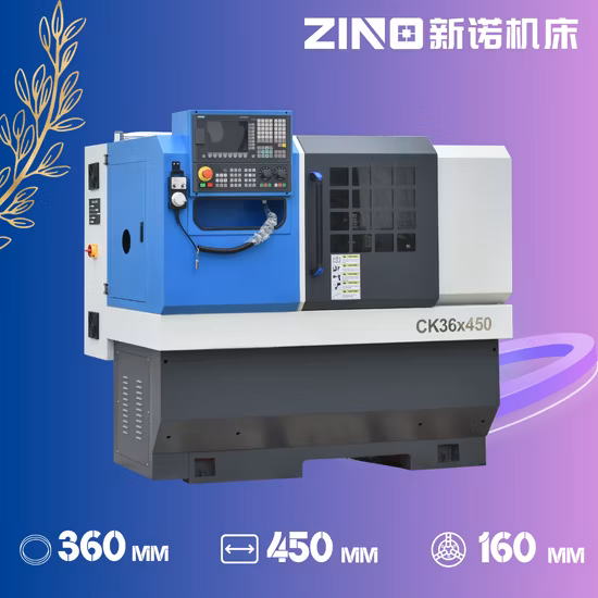 Máquina de torno CNC de base plana Ck6130
